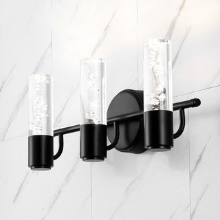 Jackson Minimalist Modern Bubble Acrylic/Iron Integrated LED Vanity Light