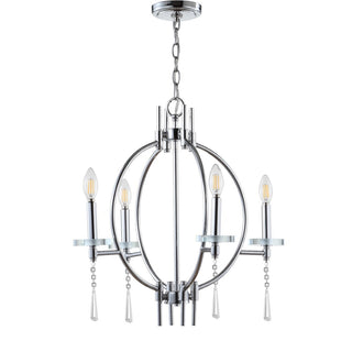 Gatlin 23" Crystal/Metal LED Pendant