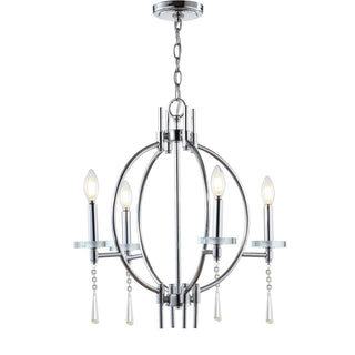 Gatlin 23" Crystal/Metal LED Pendant