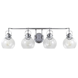 Winston Metal/ Bubbled Glass Vanity Light