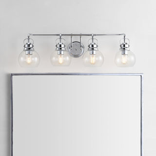 Winston Metal/ Bubbled Glass Vanity Light