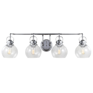 Winston Metal/ Bubbled Glass Vanity Light