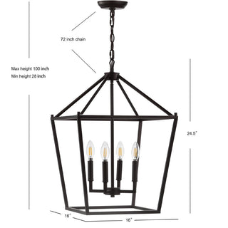 Liana Lantern Metal LED Pendant