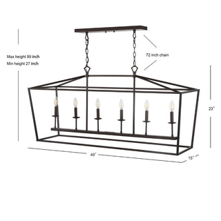 Liana Lantern Metal LED Pendant