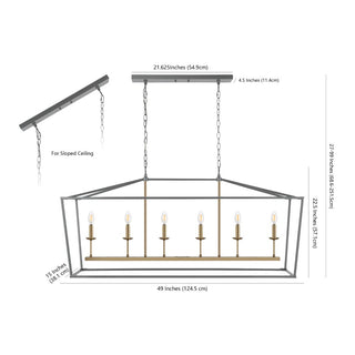 Liana Lantern Metal LED Pendant