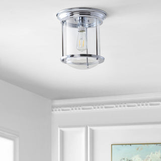 Iguazu 10.25" Metal/Glass LED Flush Mount