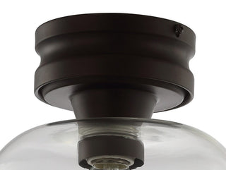 Cypress 7.75" Metal/Glass LED Flush Mount