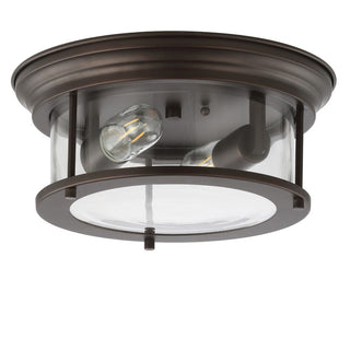 Forrest 13.25" Metal/Glass LED Flush Mount