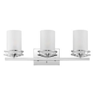 Tyrone Metal/Frosted Glass Contemporary Glam LED Vanity Light