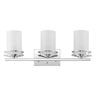 Tyrone Metal/Frosted Glass Contemporary Glam LED Vanity Light