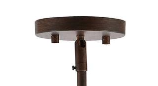 Tuxis 12.5" Adjustable Iron Rustic Industrial LED Pendant