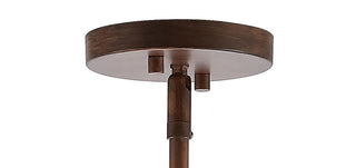 Tuxis 16.75" 3-Light Adjustable Iron Rustic Industrial LED Pendant