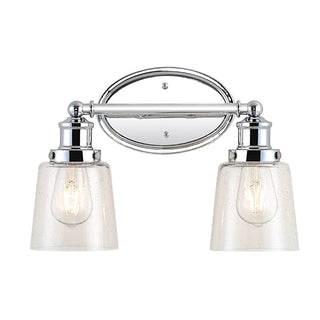 Linko Iron/Seeded Glass Classic Cottage LED Vanity Light