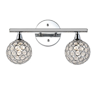 Angelo Iron/Glass Contemporary Glam LED Vanity Light