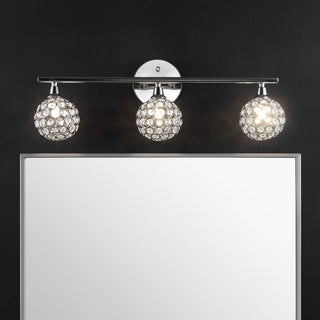 Angelo Iron/Glass Contemporary Glam LED Vanity Light