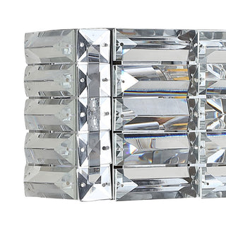 Boseophone Iron/Crystal Glam Modern LED Vanity Light