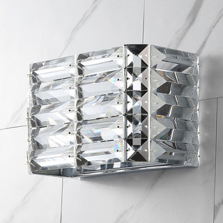 Boseophone Iron/Crystal Glam Modern LED Vanity Light