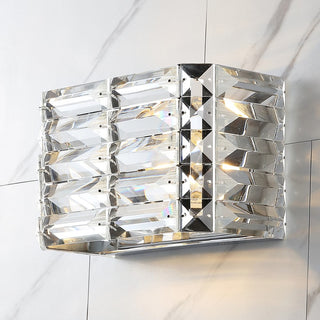 Boseophone Iron/Crystal Glam Modern LED Vanity Light