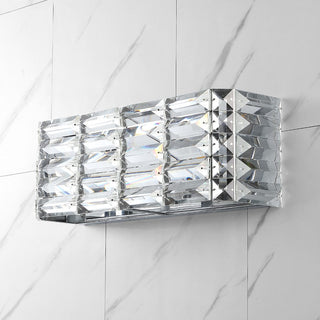 Boseophone Iron/Crystal Glam Modern LED Vanity Light