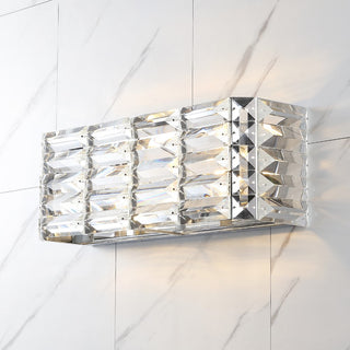 Boseophone Iron/Crystal Glam Modern LED Vanity Light