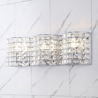 Lowe Deco Metal/Crystal Classic Glam LED Vanity Light