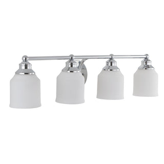 Berkley Iron/Frosted Glass Farmhouse Cottage LED Vanity Light