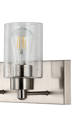 Margaret Seeded Glass/Iron Modern Contemporary LED Vanity Light