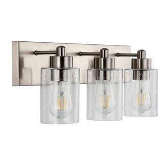 Margaret Seeded Glass/Iron Modern Contemporary LED Vanity Light