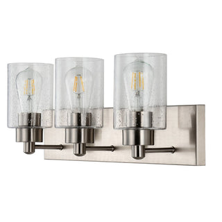 Margaret Seeded Glass/Iron Modern Contemporary LED Vanity Light