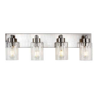 Margaret Seeded Glass/Iron Modern Contemporary LED Vanity Light