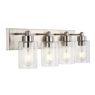 Margaret Seeded Glass/Iron Modern Contemporary LED Vanity Light