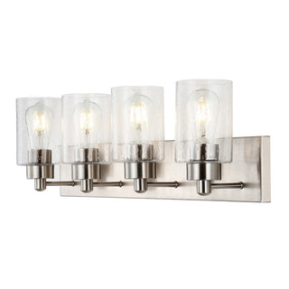 Margaret Seeded Glass/Iron Modern Contemporary LED Vanity Light