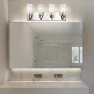 Margaret Seeded Glass/Iron Modern Contemporary LED Vanity Light