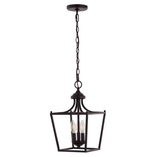 Tiffany 10" Iron Classic Midcentury Pendant Lantern