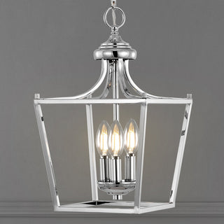 Tiffany 10" Iron Classic Midcentury Pendant Lantern