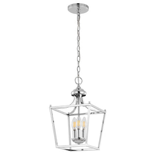 Tiffany 10" Iron Classic Midcentury Pendant Lantern