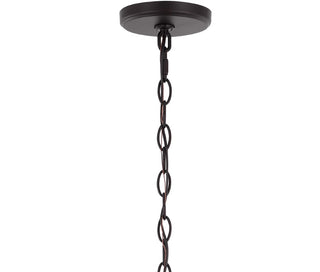 Tiffany 10" Iron Classic Midcentury Pendant Lantern