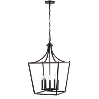 Tiffany 10" Iron Classic Midcentury Pendant Lantern