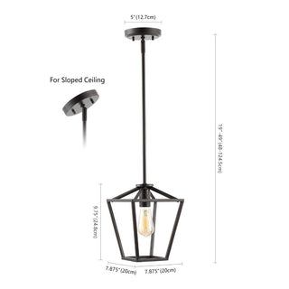 Oria Industrial Farmhouse LED Pendant