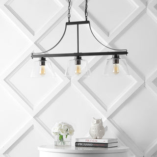 Wayfair 36" Industrial Farmhouse Iron/Glass Linear LED Pendant