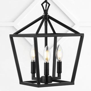 Iris 10" Iron Classic Modern Lantern LED Pendant