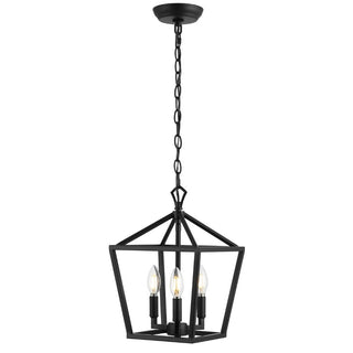 Iris 10" Iron Classic Modern Lantern LED Pendant