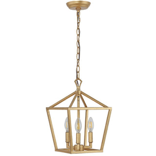 Iris 10" Iron Classic Modern Lantern LED Pendant