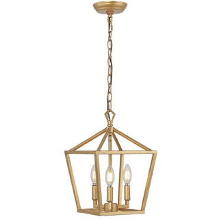 Iris 10" Iron Classic Modern Lantern LED Pendant