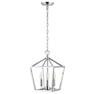 Iris 10" Iron Classic Modern Lantern LED Pendant