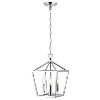 Iris 10" Iron Classic Modern Lantern LED Pendant