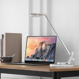 Pena 18.5" Aluminum Contemporary Minimalist Adjustable Dimmable USB Charging LED Task Lamp