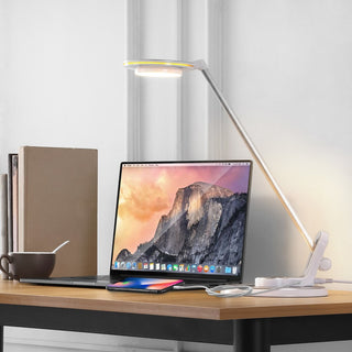 Pena 18.5" Aluminum Contemporary Minimalist Adjustable Dimmable USB Charging LED Task Lamp