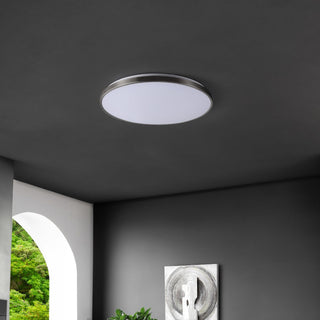 aiwen 21.25" Modern Minimalist Iron Circle Integrated LED Flush Mount