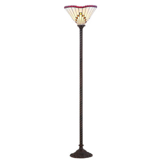 Jay Tiffany-Style 70.5" Torchiere LED Floor Lamp